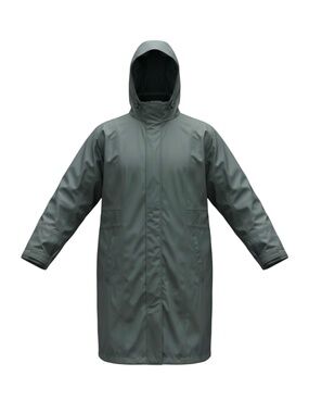 EDDIE BAUER Women’s Green Hooded Parka Jacket Size 3X w/Quilted Lining